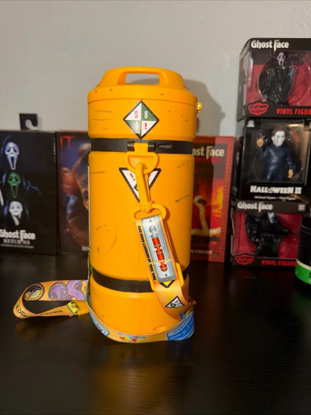 Disney Yellow Insulated Party Drink Container with Themed Strap